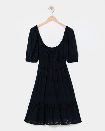 Broderie Mini Beach Dress