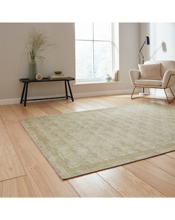 Catherine Lansfield Deco Peacock Washable Rug