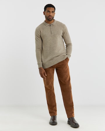 Cord Cotton Stretch Straight Fit Chino