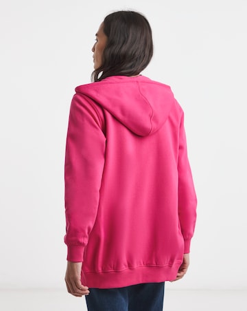 The Longline Zip Up Hoodie