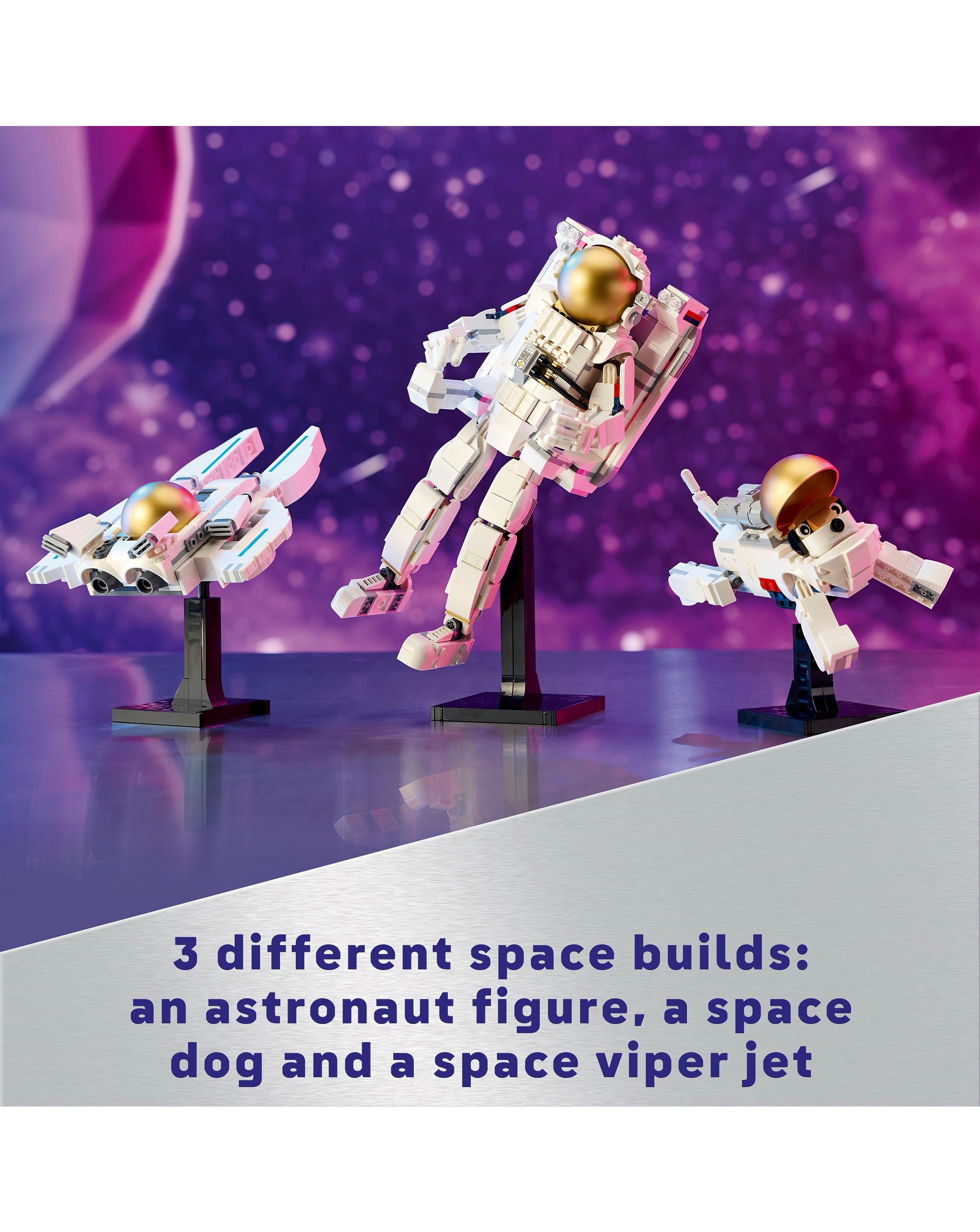 LEGO Creator 3in1 Space Astronaut Figure Toy with Dog 31152 | JD
