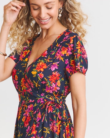 Joe Browns Joyful Floral Wrap Maxi Dress