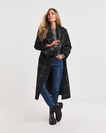 Anthology Black Check Coat