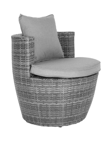 Charles Bentley 3 Piece Stacking Rattan Bistro Set
