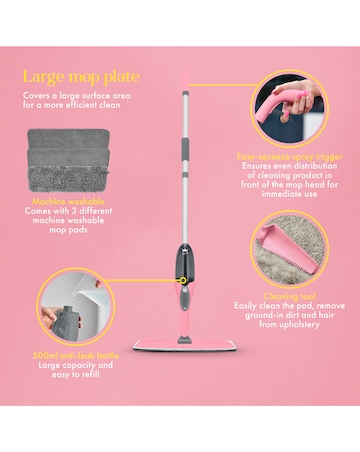 Swan SWFC1000QOCN Lynsey Queen Of Clean Spray Mop