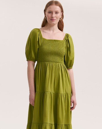 Finery London Puff Sleeve Dress