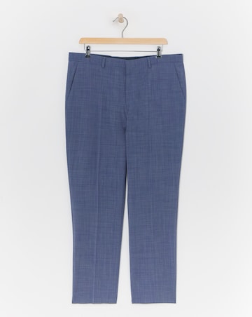 BOSS Blue Wool Mix Suit Trouser