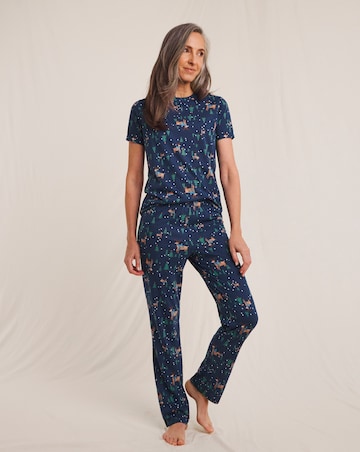 JD Williams Value Christmas Print Pyjama Set