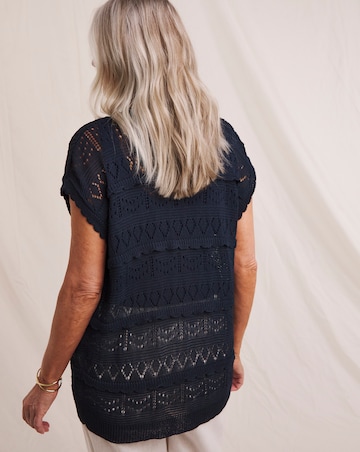 Julipa Crochet Frill Cardigan