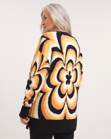 Joe Browns Yellow Orange Fancy Floral Jumper