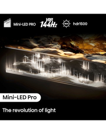 Hisense 65in 65U7NQTUK Smart 4K UHD HDR Mini-LED TV with Amazon Alexa