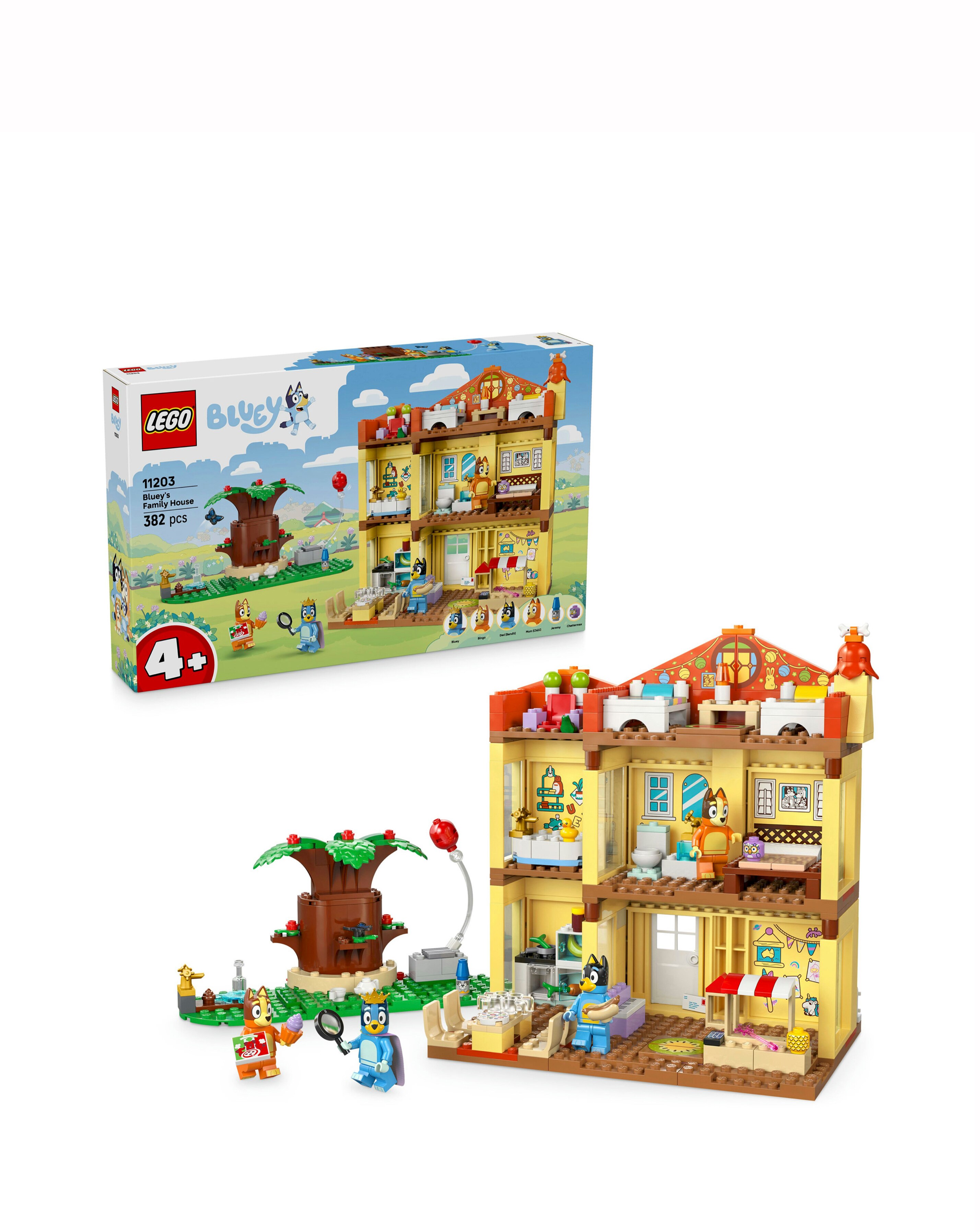LEGO Bluey: Bluey's Family House Playset, Home-Building Kit and Toys 11203