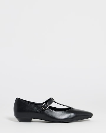 Park Elongated Square Toe Mary Janes - Wide Fit (E)