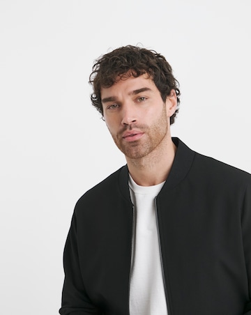 Premium Tailored Stretch Bomber Jacket