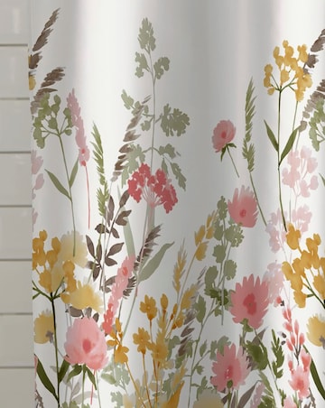 Catherine Lansfield Countryside Floral Shower Curtain