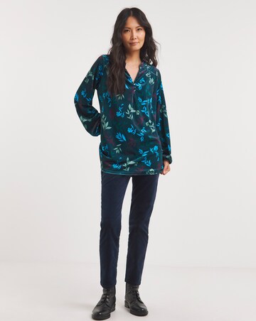 Julipa Printed Velour Blouse