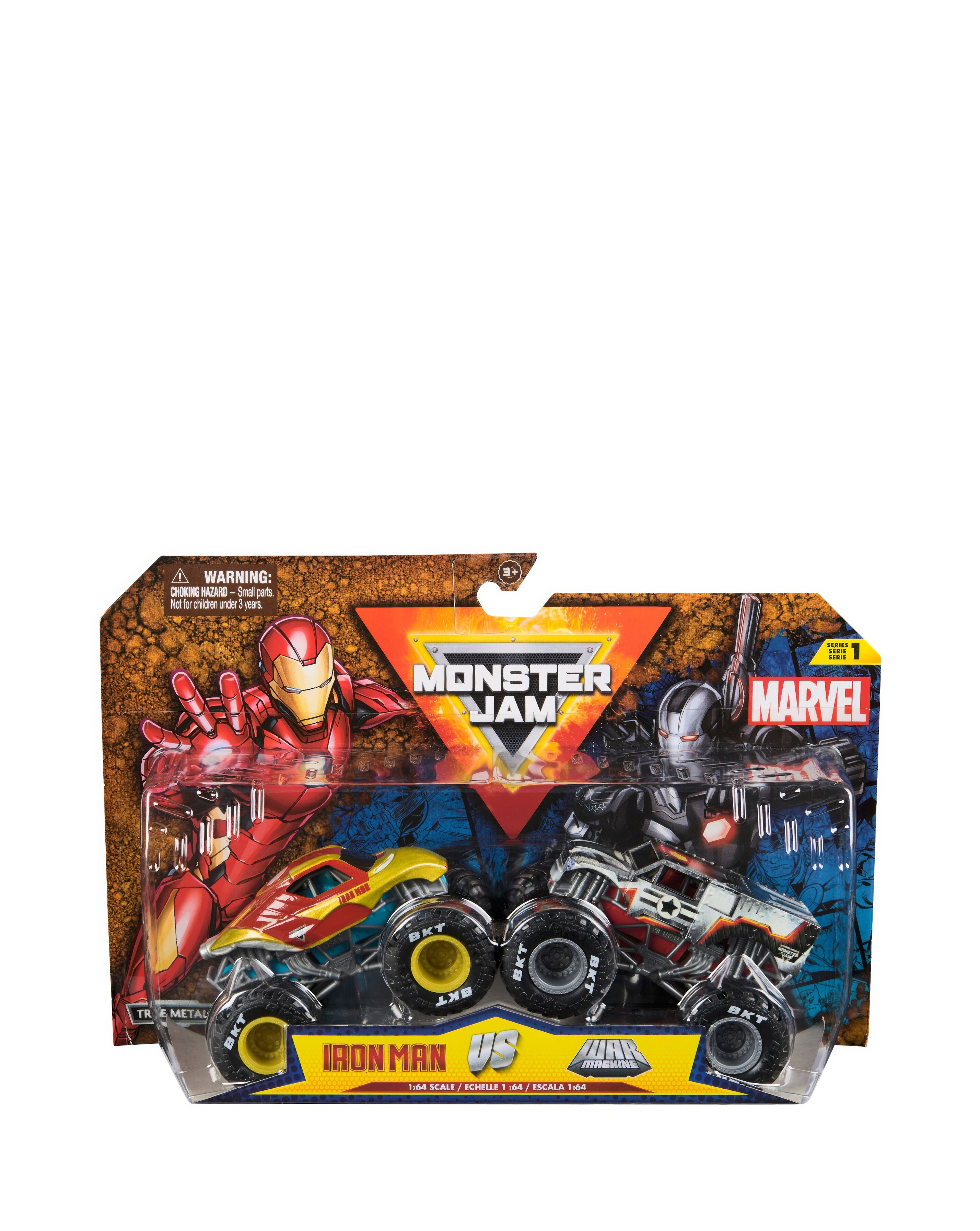 Monster Jam 1:64 Die-Cast Truck 2 Packs - Marvel Assortment | JD