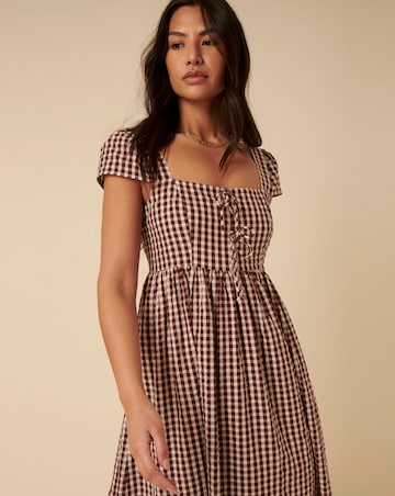 Nobodys Child Seersucker Check Dress