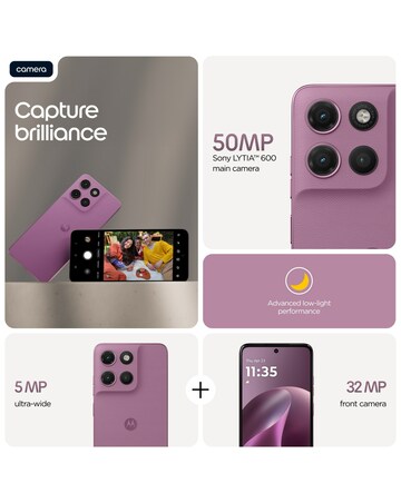 Motorola Moto G17 128GB - Bordeux