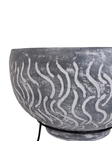 Charles Bentley SNUG Toledo Clay BBQ Firepit with Grill