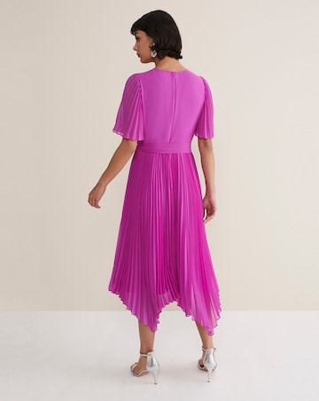 Phase Eight Kendall Pleated Midi Dress