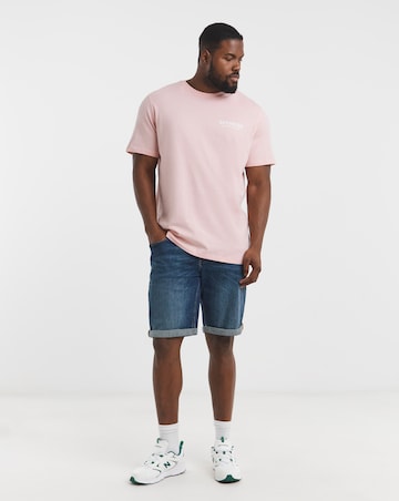 Jack & Jones Botaniq Back Graphic T-Shirt - Pink