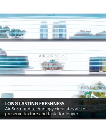 Haier Series 5 HDPW5620CNPD Wifi Connected 205cm 70/30 Fridge Freezer - Inox