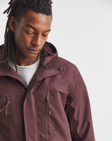 Burgundy Fleece Lined Waterproof Anorak