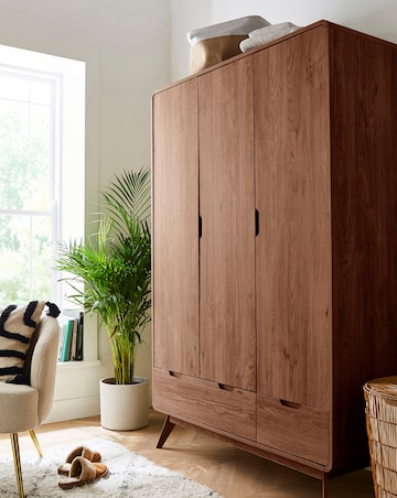 Oslo 3 Door 2 Drawer Wardrobe