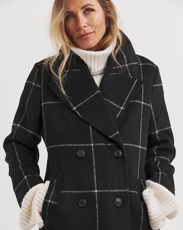 Anthology Black Check Coat