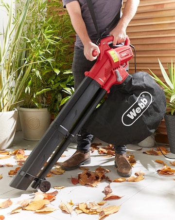 Webb Dynamic 3000W Corded Garden Blower and Vac