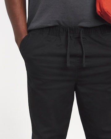 Elasticated Waist Cuffed Chino Trouser