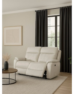 Aspire Kingsmere Leather Power Recliner 2 Seater