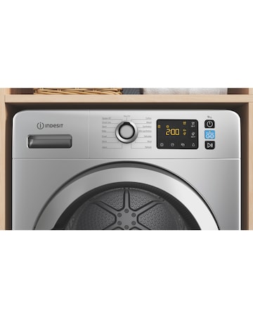 Indesit YTM1192SS X UK 9kg Heat Pump Tumble Dryer - Silver