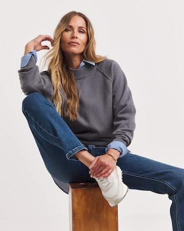 Anthology High Neck Raglan Sleeve Jumper