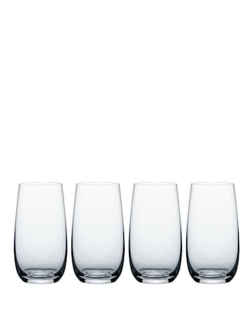 Ravenhead Kings Set of 4 Hi Ball Glasses