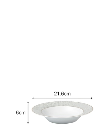 Waterside Diamond 20 Piece Dinner Set