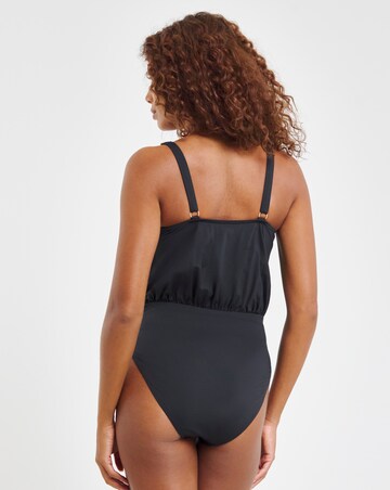 MAGISCULPT Twist Front Tummy Control Blouson Swimsuit