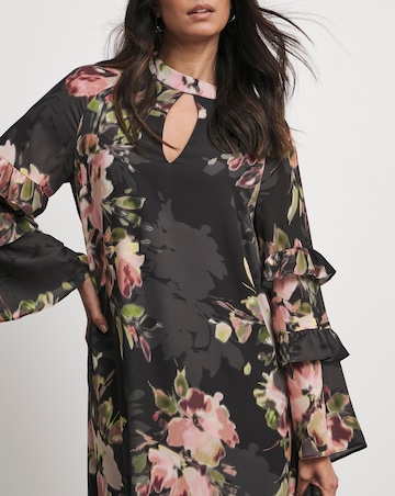 Joanna Hope Ruffle Shift Dress