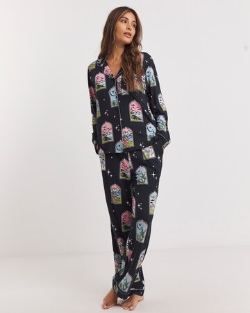 Chelsea Peers Jersey Dreamy Archways Print Pyjama Set