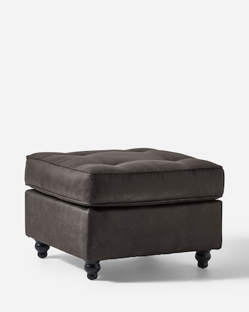 Oakland Faux Leather Footstool