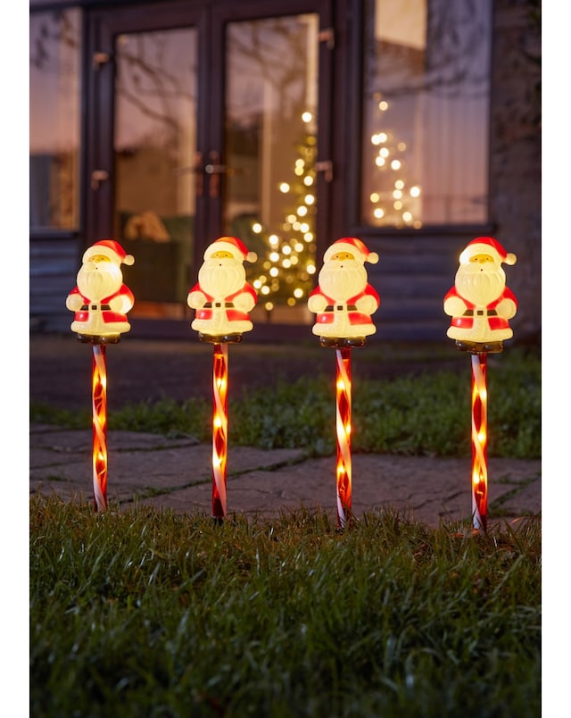 SantaDecor Stakes - Set of 6