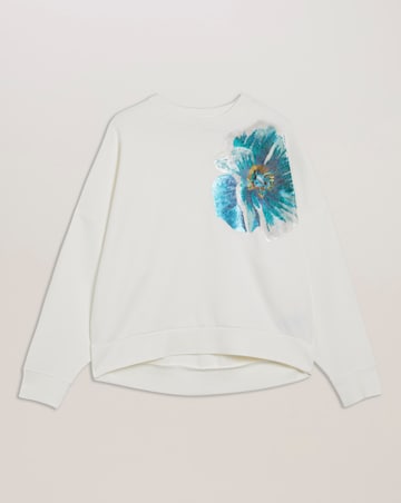 Ted Baker Bayleyy Sequin Graphic Sweat