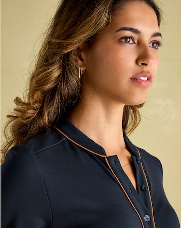 Joules Thea Belted Contrast Midi Dress