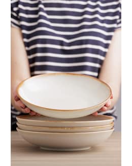 Mason Cash Cream Reactive Glaze Set of 4 Pasta Bowls