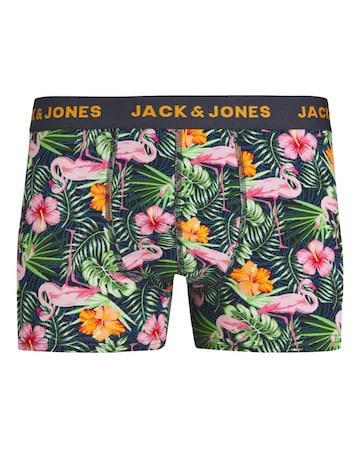 Jack & Jones Pink Flamingo Trunks 5 Pack