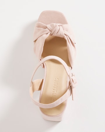 Missy Knotted Vamp Platform Sandal - Extra Wide Fit (EEE)