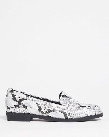 Flexi Sole Loafers - Wide Fit (E)