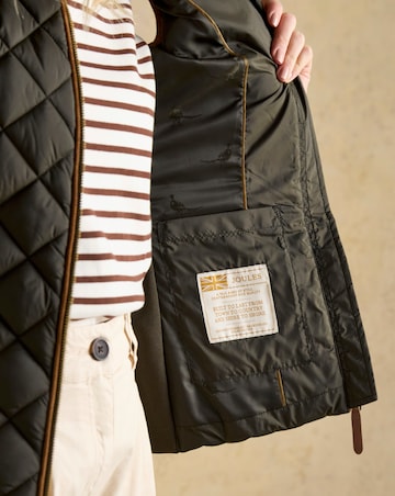 Joules Braemar Luxe Showerproof Quilted Coat