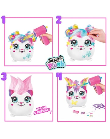 Airbrush Plush Hair'iffic Squish